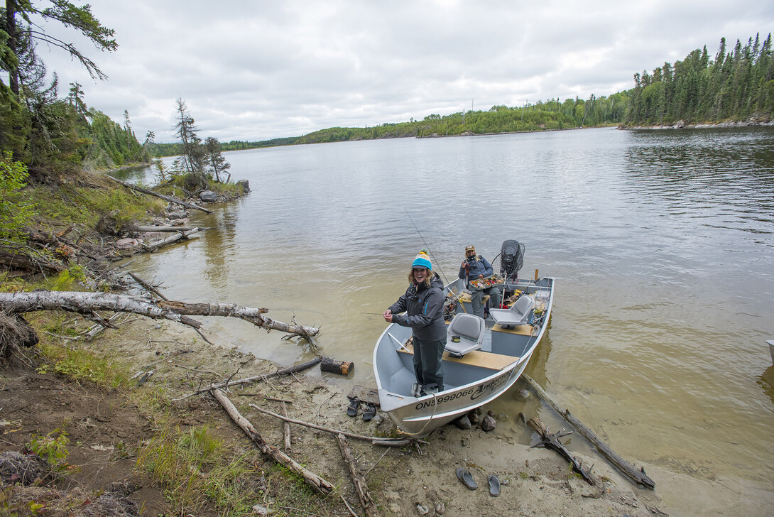 Fly Fishing for Muskie on Lac Seul Northern Ontario Travel
